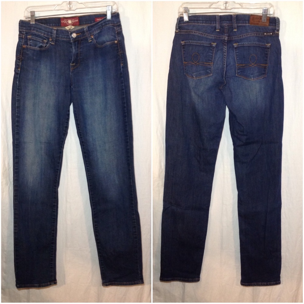 Women Sz 4/27 Long Lucky Brand Sofia Straight Jean